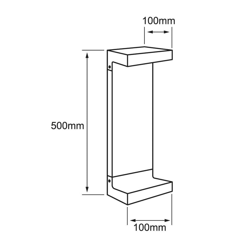 Mini Poste Exterior 09HLED429MV30N Coma