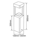 Mini Poste Exterior 10HLED1205MV30N Polis I