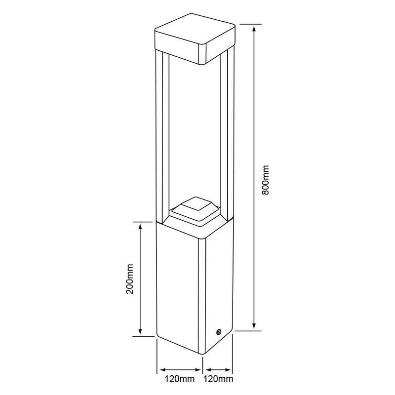 Mini Poste Exterior 10HLED1208MV30N Polis II