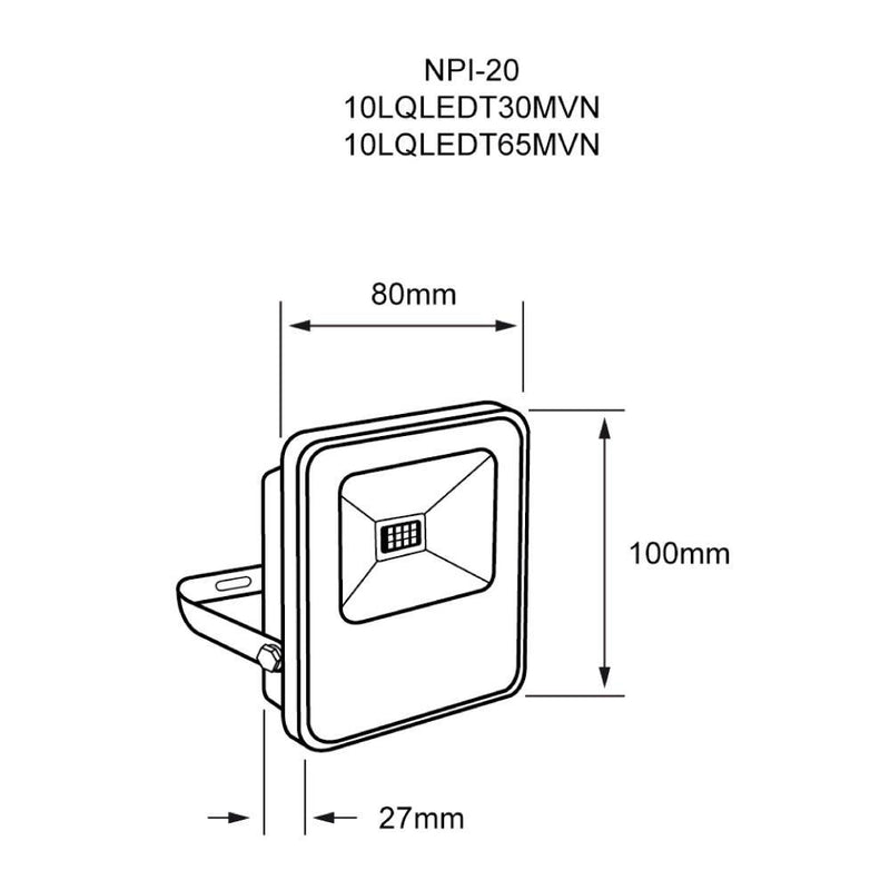 Reflector Exterior 10LQLEDT65MVN Zibal I