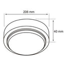 Plafón Smart 10PTLLED1010MVBTCW Padang Smart