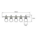 Guirnalda Serie de Focos LED 12GRLEDRGBMVNTCW Light Garland Smart RGB 12Wx10 Wi-Fi