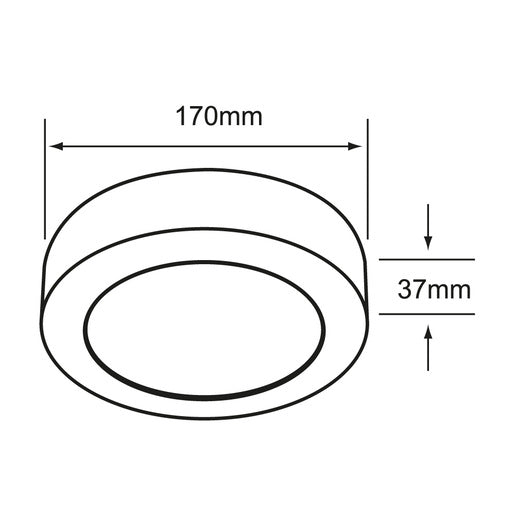 Plafon Interior 12PTLLEDR65MVN Ankaa II