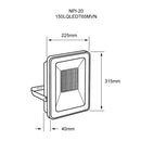 Reflector Exterior 150LQLEDT65MVN Zibal VI