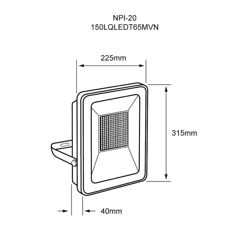 Reflector Exterior 150LQLEDT65MVN Zibal VI