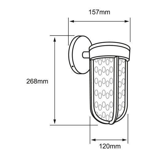 Pared Exterior 15FTLLED009MV30N Hedera