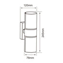 Pared Exterior 16HLED1163V30G Wurren