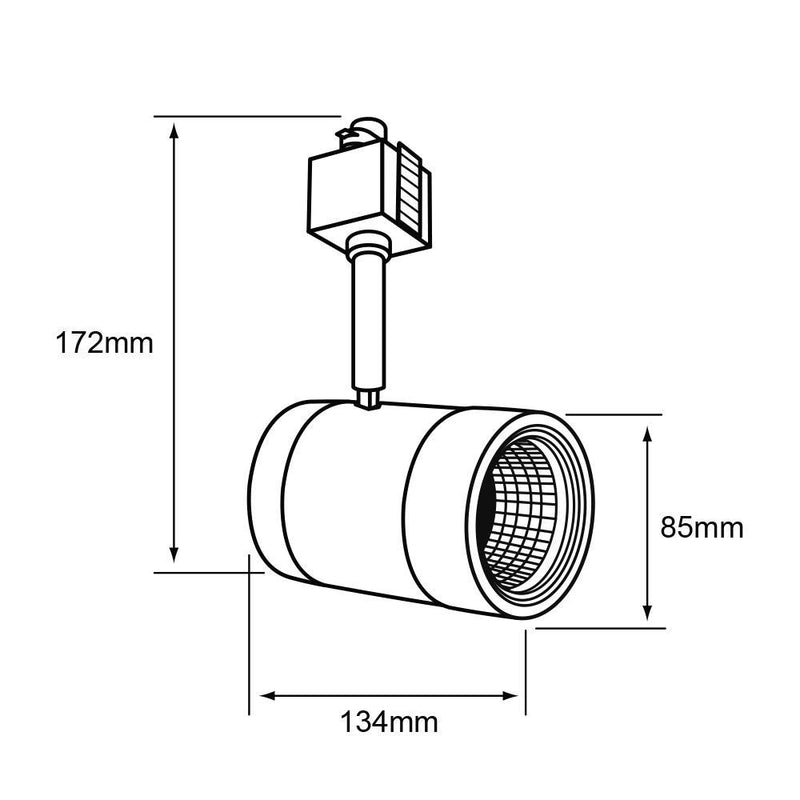 Riel Y Spot Interior 16YSNLED018MV30B Indus