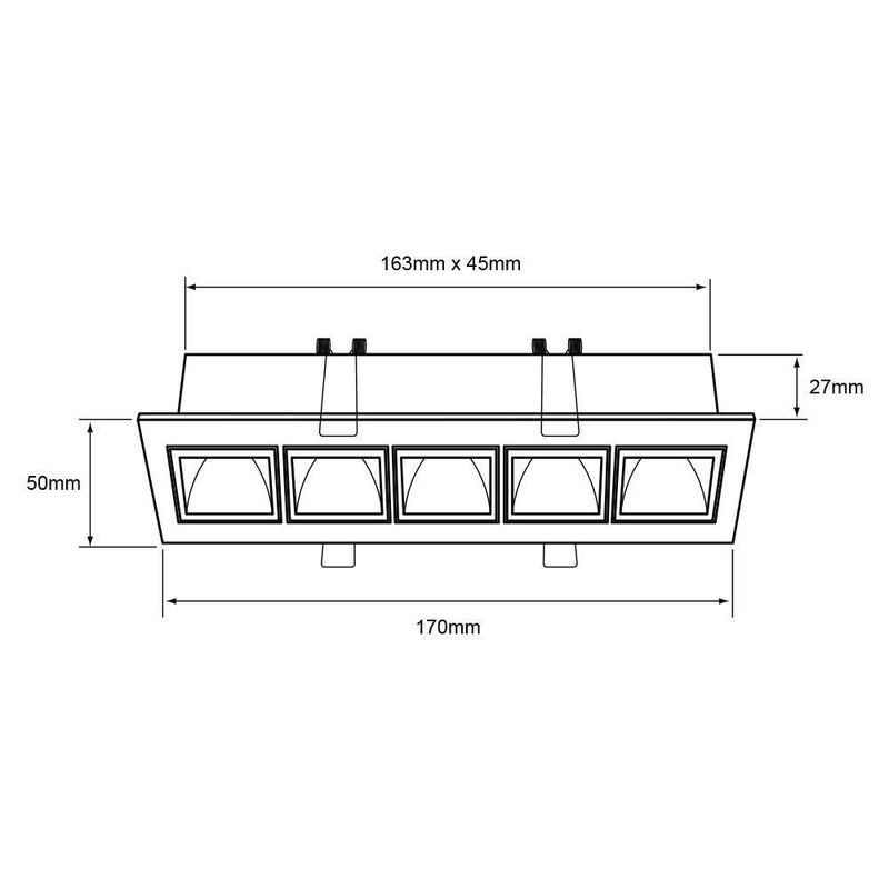 Empotrado Interior 17YDLED3165MV30B Lucida IV
