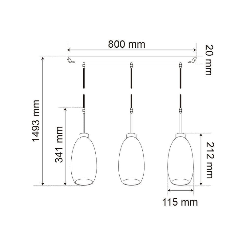 Colgante Interior 180CTL1033MVOP Maruk III