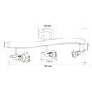 Riel Y Spot Interior 180LVR703MVS Bosca II