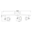 Riel Y Spot Interior 180LVR903MVS Barcelo I