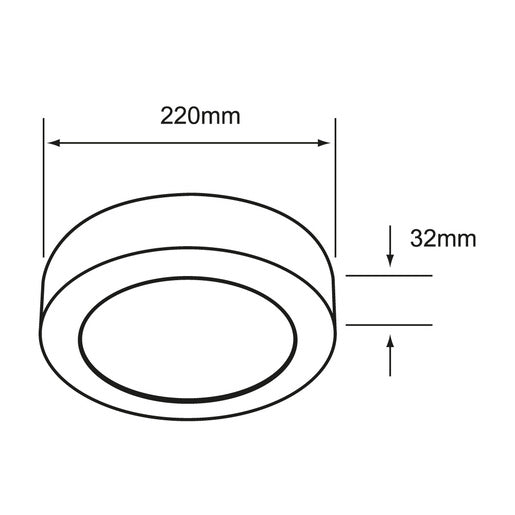 Plafon Interior 18PTLLEDR65MVN Ankaa III