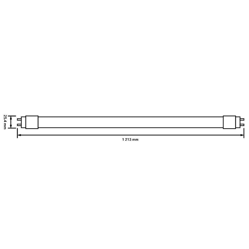 Tubo Led 18T8LED120MV40CT Ogma II