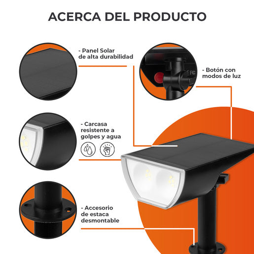 Solar 1SOLLED21VCD30N Portia