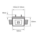 Empotrado Interior 1YDLED465MV30B Cervates I
