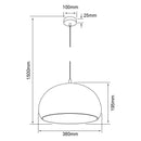 Colgante Interior 20CTL1941MVN Agora II