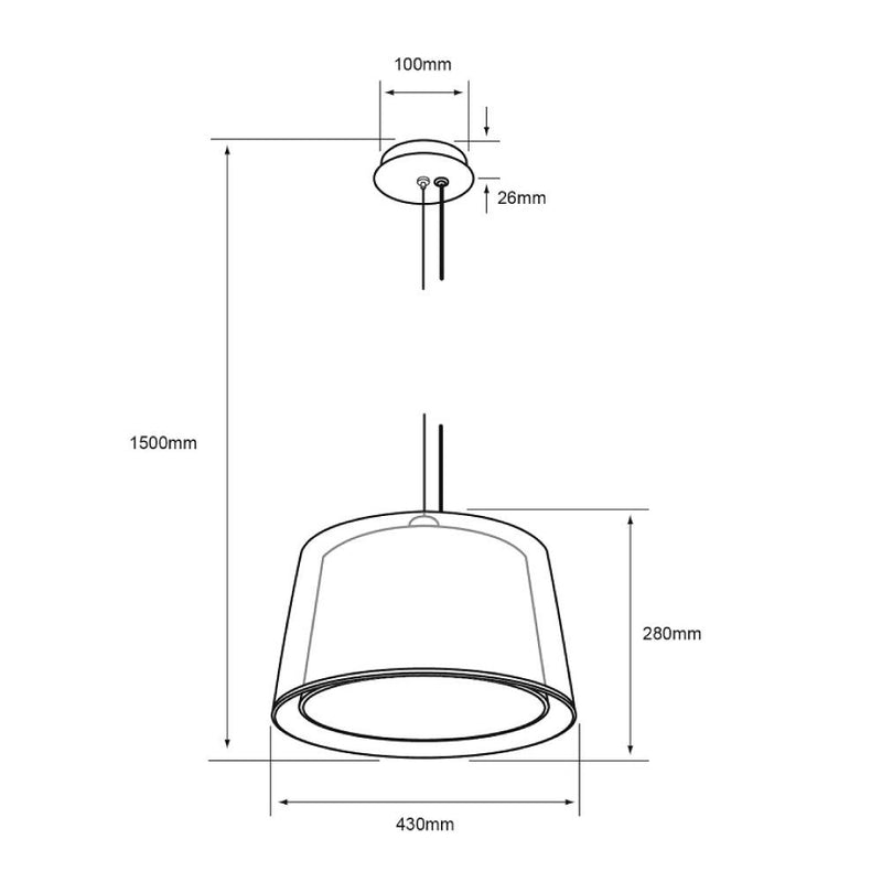 Colgante Interior 20CTL7283MVN Deneb