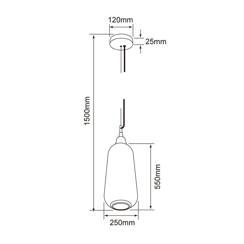 Colgante Interior 20CTL8186MVCH Scuti