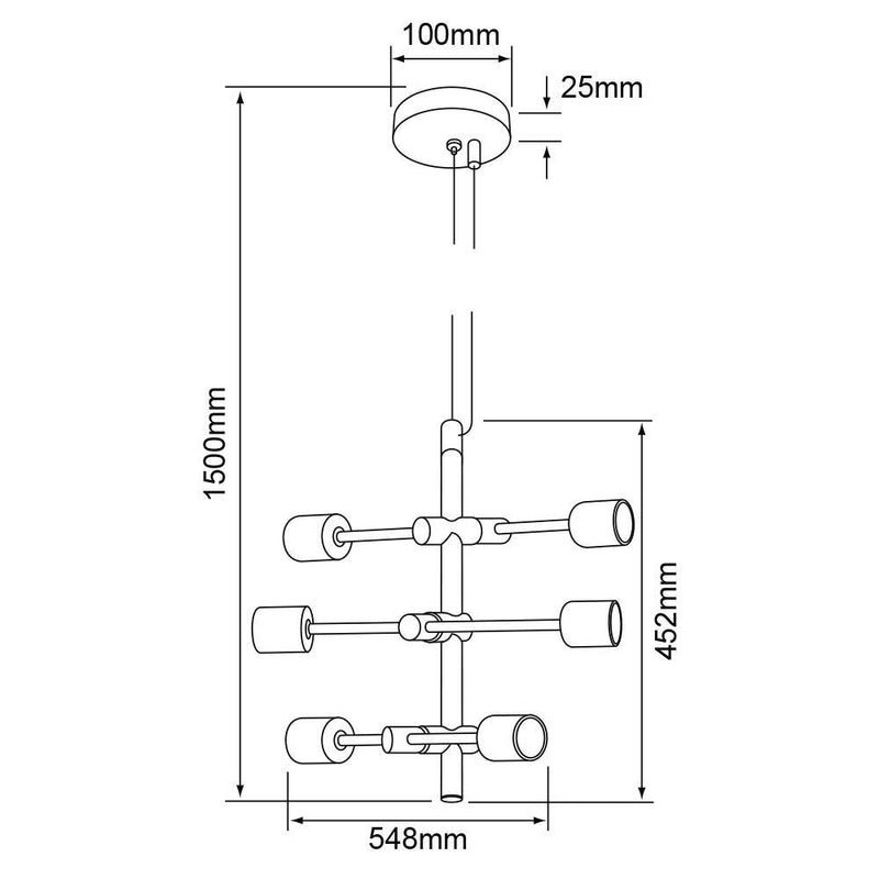 Colgante Interior 20CTL8190MVN Sestus