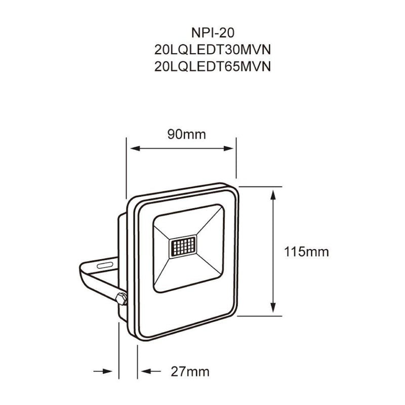 Reflector Exterior 20LQLEDT30MVN Zibal II