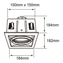 Empotrado Interior 20YD5001MVNE27 Luyten I