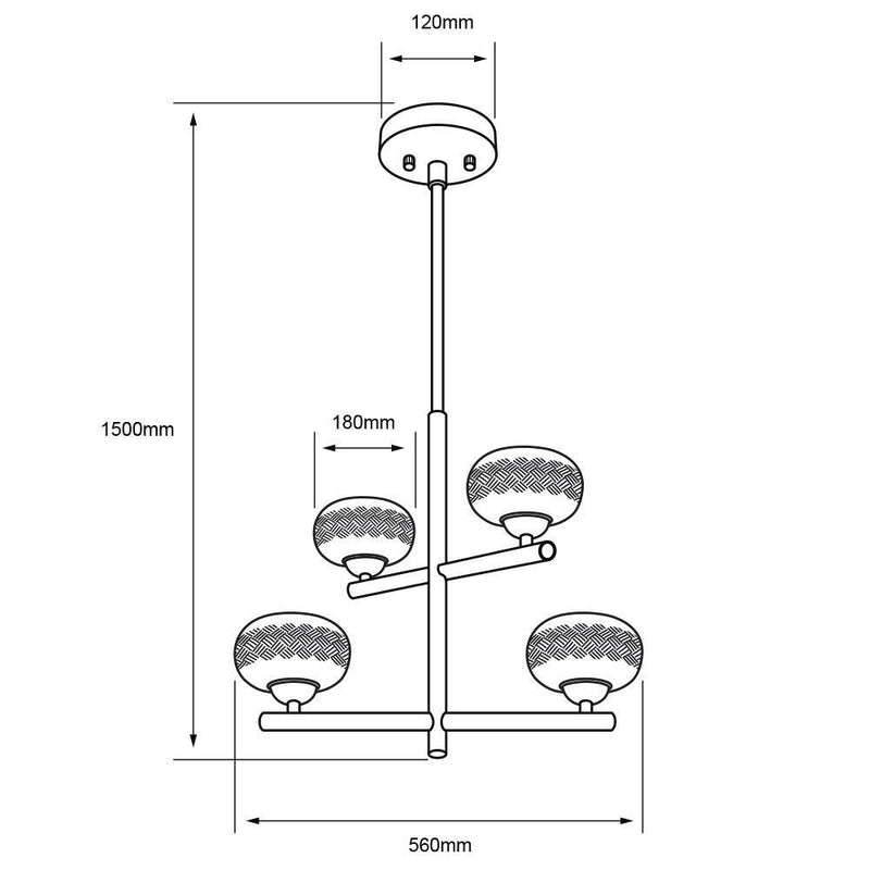 Colgante Interior 240CTL8414MVCT Diadem II