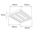 Empotrado Interior 24LTLLED3140V65BL Oremburgo IV
