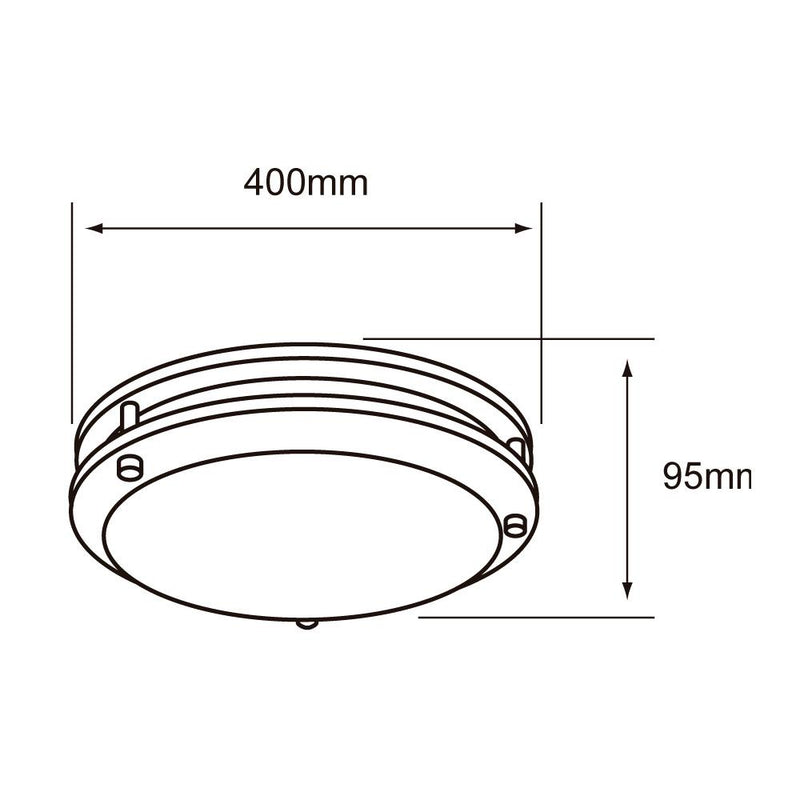 Plafon Interior 25DPTLLED003V30S Portland I