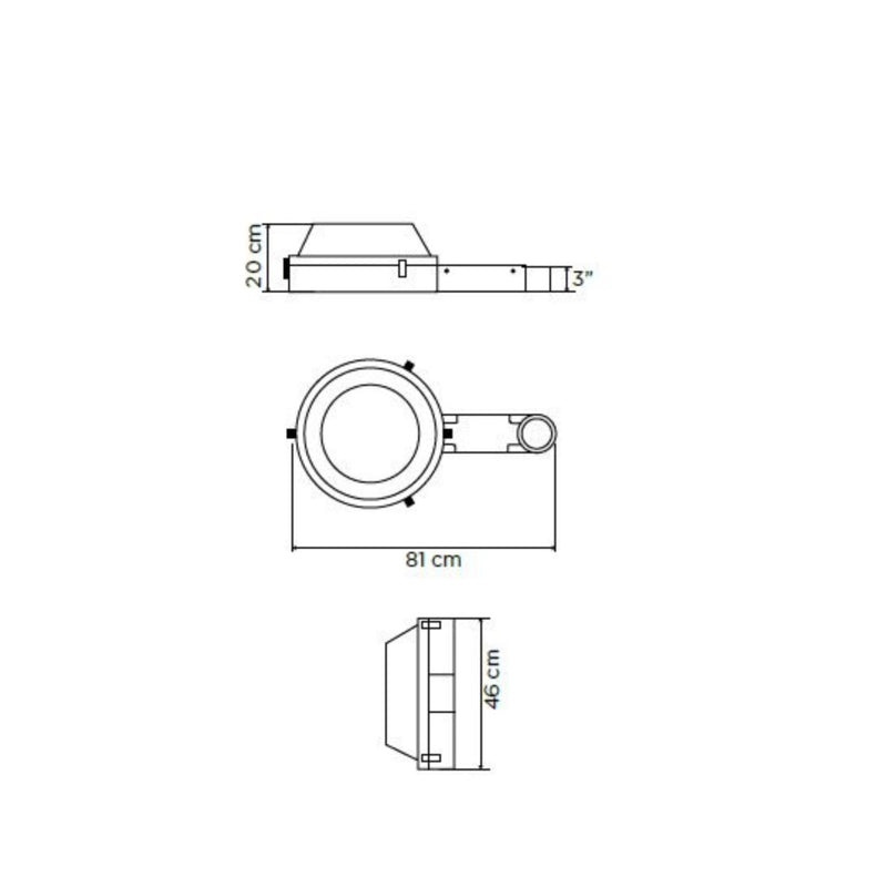 Luminaria para Poste Urban City Eco CD 80W