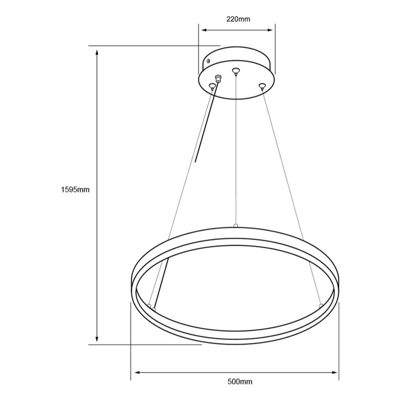 Colgante Interior 32DCTLLED205V30S Kaitos