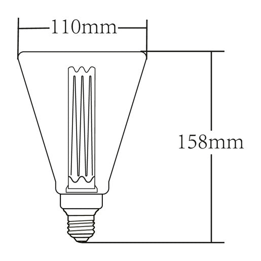 Foco Led Vintage 3DAXLEDFC20VA