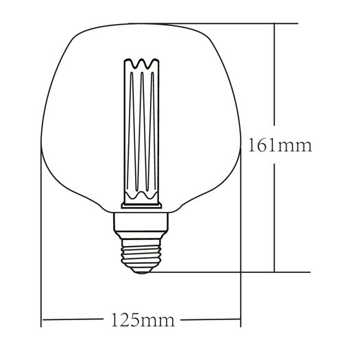 Foco Led Vintage 3DS123LEDFC20VA