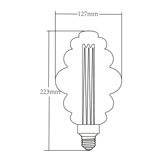 Foco Led Vintage 3DS125LEDFC20VA