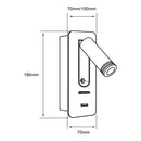 Pared Interior 3TLELED2053MV30B Delphinus II