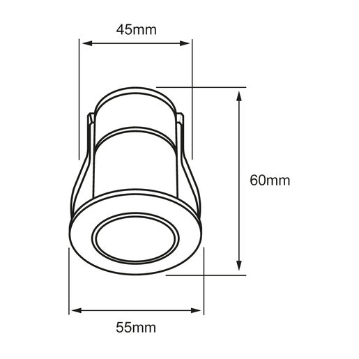 Empotrado Interior 3YDLED1092MV30B Foramen III