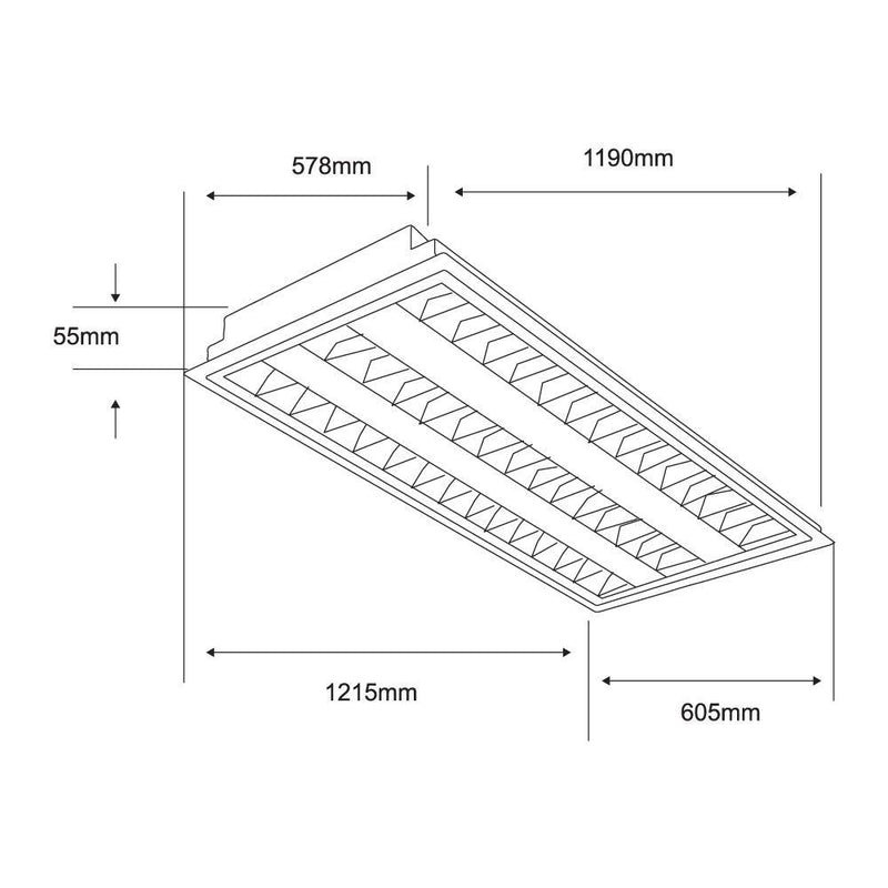 Empotrado Interior 48LTLLED3280V40BL Oremburgo V