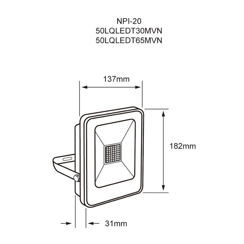 Reflector Exterior 50LQLEDT30MVN Zibal IV