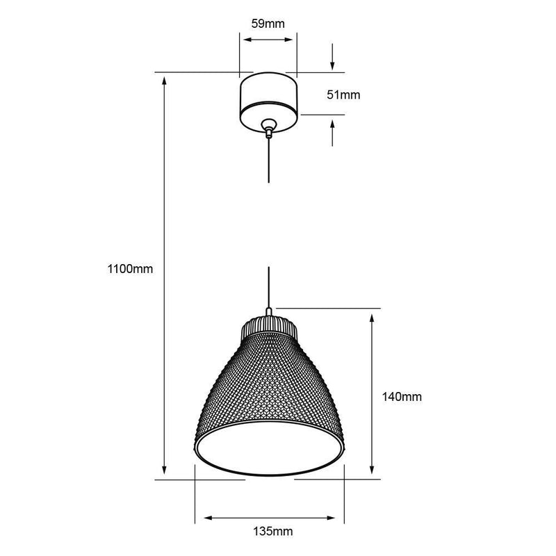 Colgante Interior 5CTLLED8203MV30CT Cursa