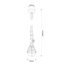 Colgante Interior 60CTL1414MVOX Muscida