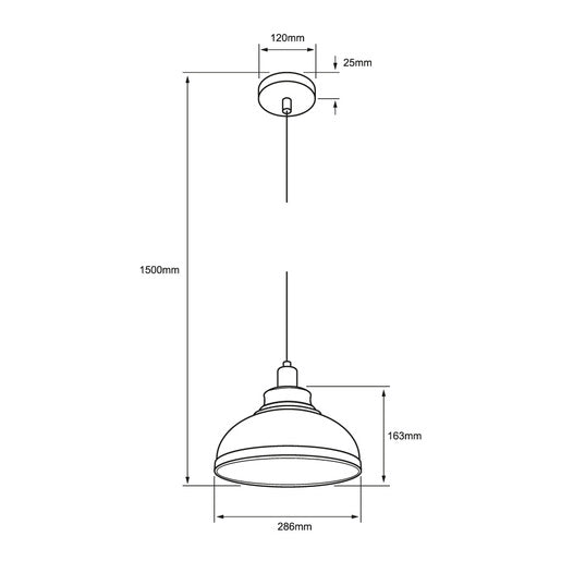 Colgante Interior 60CTL1943MVN Eirene