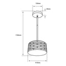 Colgante Interior 60CTL7284MVC Mimosa