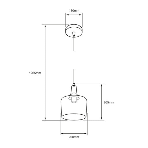 Colgante Interior 60CTL8320MVCT Cresida II