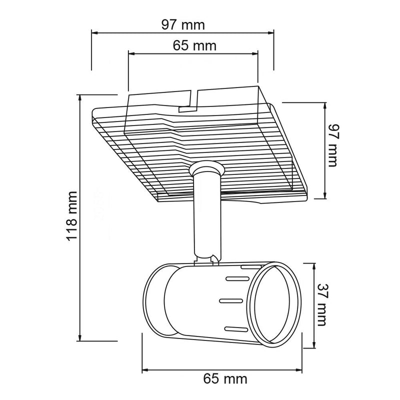 Riel Y Spot Interior 60LVC2201MVS Castel