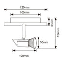 Riel Y Spot Interior 60LVC2401MVS Campi