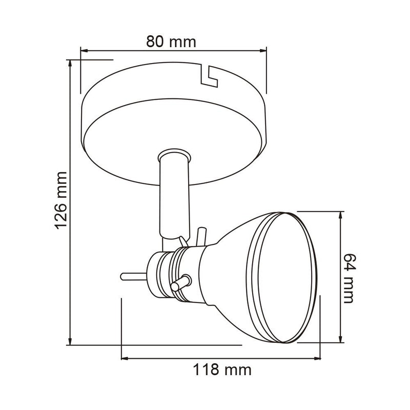 Riel Y Spot Interior 60LVC901MVS Barcelo