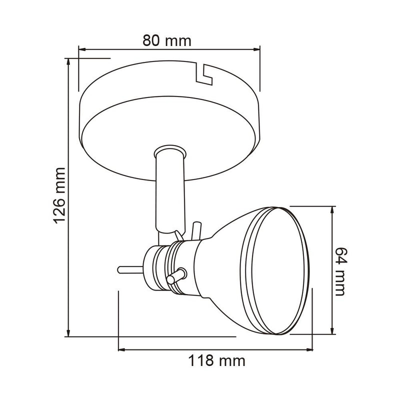 Riel Y Spot Interior 60LVC901MVS Barcelo