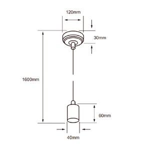 Colgante Interior 60SOCK044MVE27N