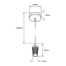Colgante Interior 60SOCK112MVE27O