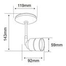 Riel Y Spot Interior 60YSN368LMVB Bellagio